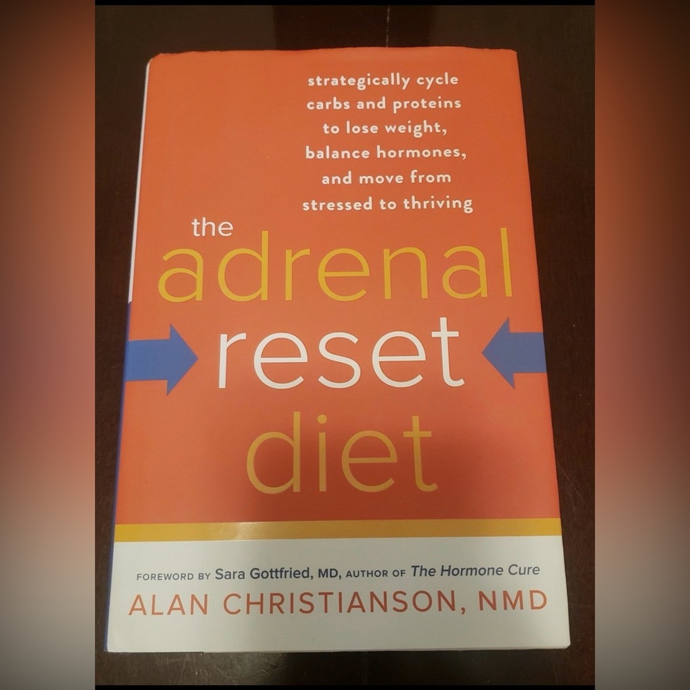 The Adrenal Reset Diet Book by - Red Cover